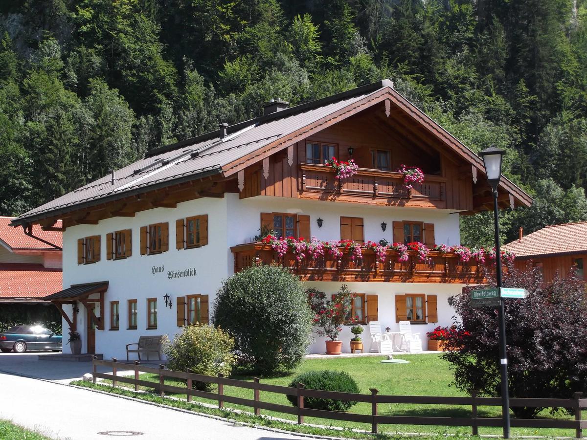 Haus Wiesenblick Oberwössen Esterno foto